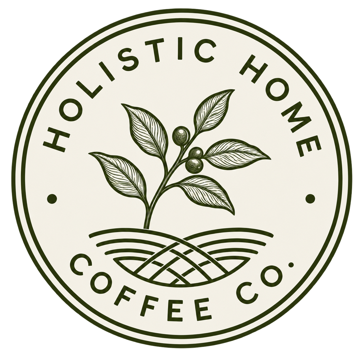 Holistic Home Coffee Co. circular logo